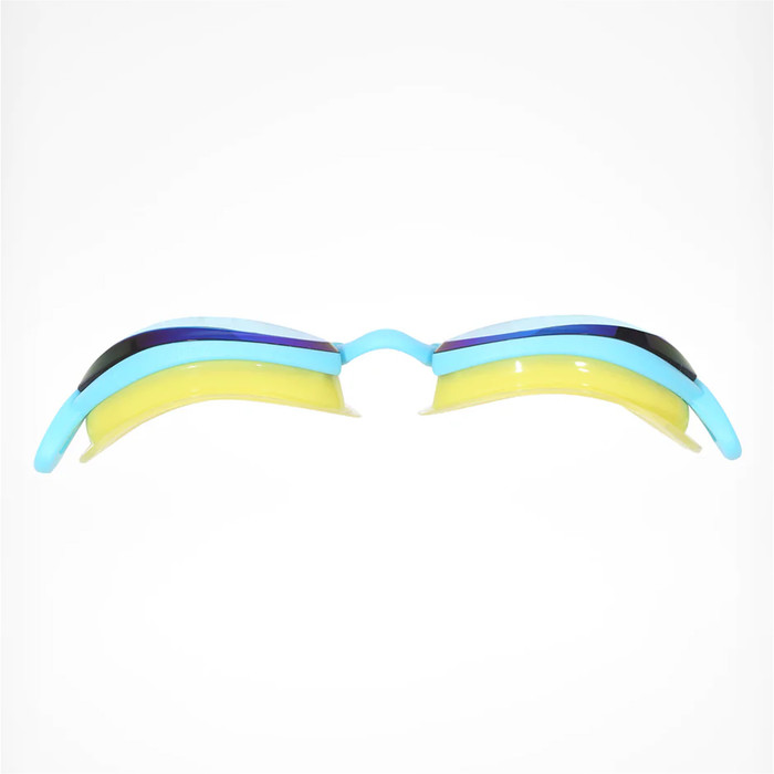 2024 Huub Pinnacle Air Seal Swim Goggles A2-PINN - Aqua / Fluo Yellow